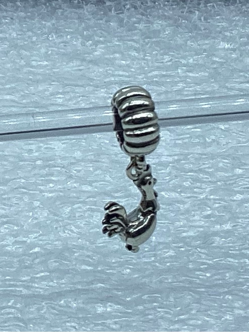 Pandora, “ Silver Buddy Rooster” Dangle Charm S925Ale A100-8 (Retired)